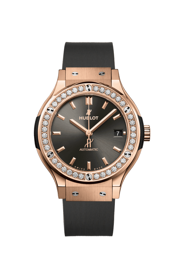 ĐỒNG HỒ HUBLOT CLASSIC FUSION RACING GREY KING GOLD DIAMONDS 38MM