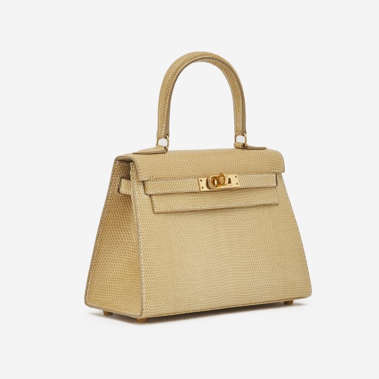 TÚI Hermès Kelly 20 Niloticus Lizard Parchemin Gold Buckle khóa vàng