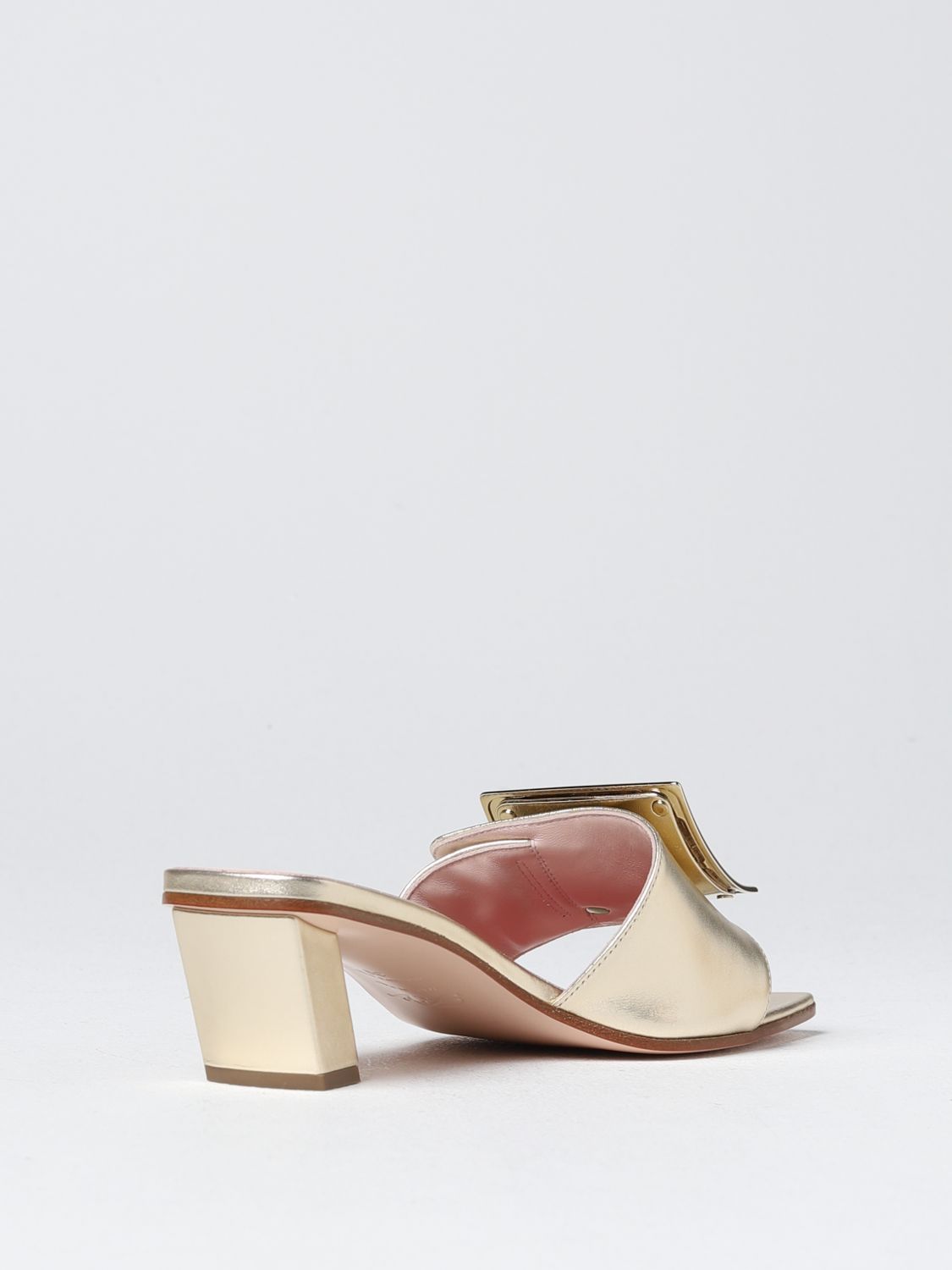 GIÀY ROGER VIVIER Gold heeled sandals shoes