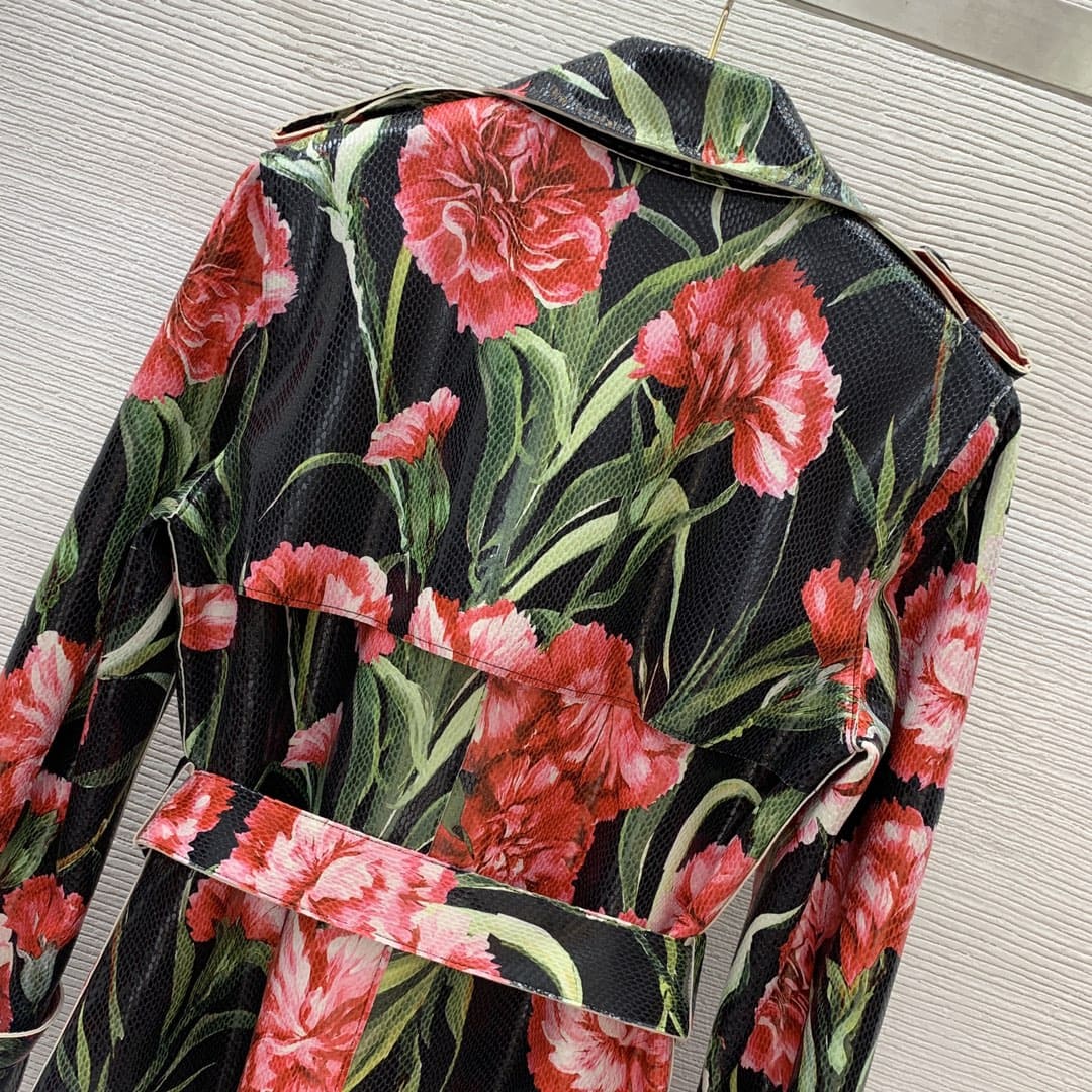 VÁY ÁO DOLCE & GABBANA Party Long Dress High Classy Hoa Cẩm Chướng