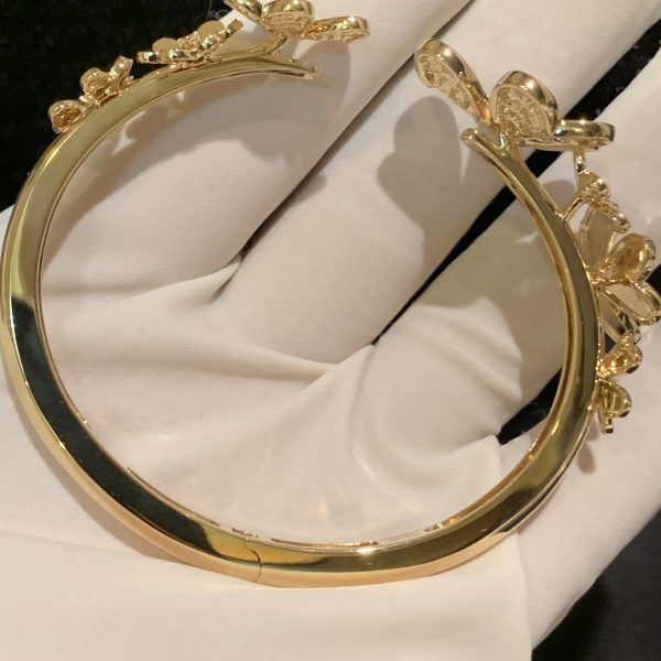 Vòng tay Van Cleef & Arpels Frivole 7 flowers vàng vàng 18K
