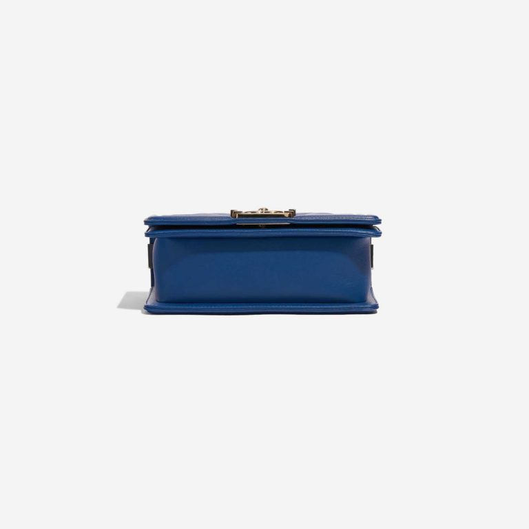 TÚI Chanel Boy Small Calf Blue