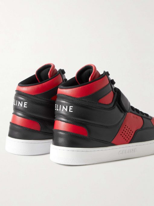 GIÀY CELINE HIGH TOP SNEAKER RED BLACK