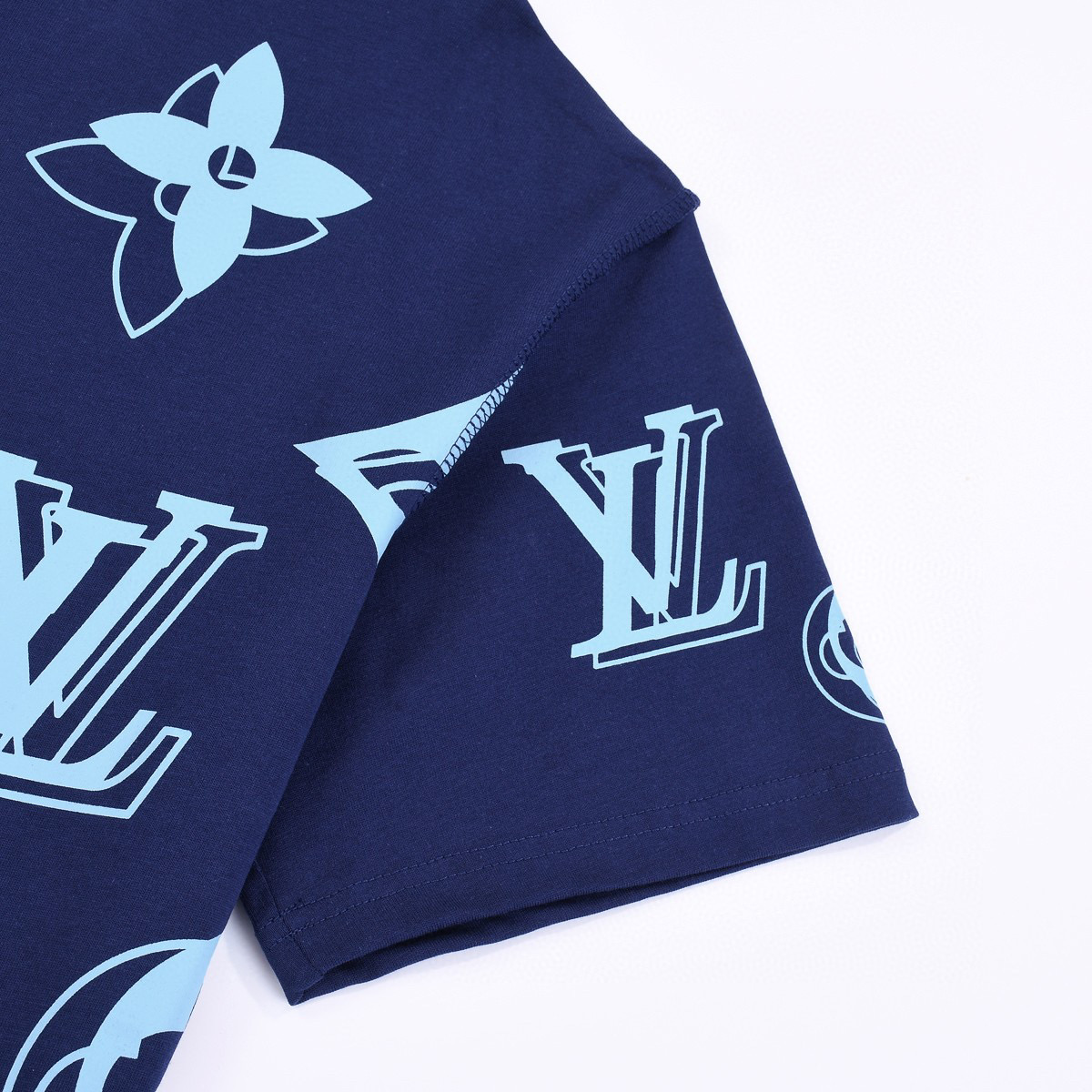 ÁO LOUIS VUITTON print cotton jersey T-shirt