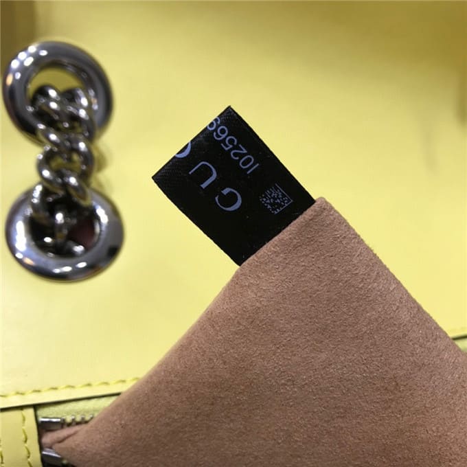 TÚI Gucci GG marmont small shoulder bag yellow Top Quality
