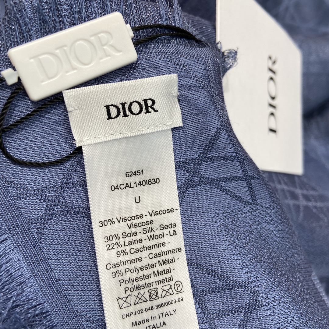 KHĂN Christian Dior Rattan gold wire shawl Scarf