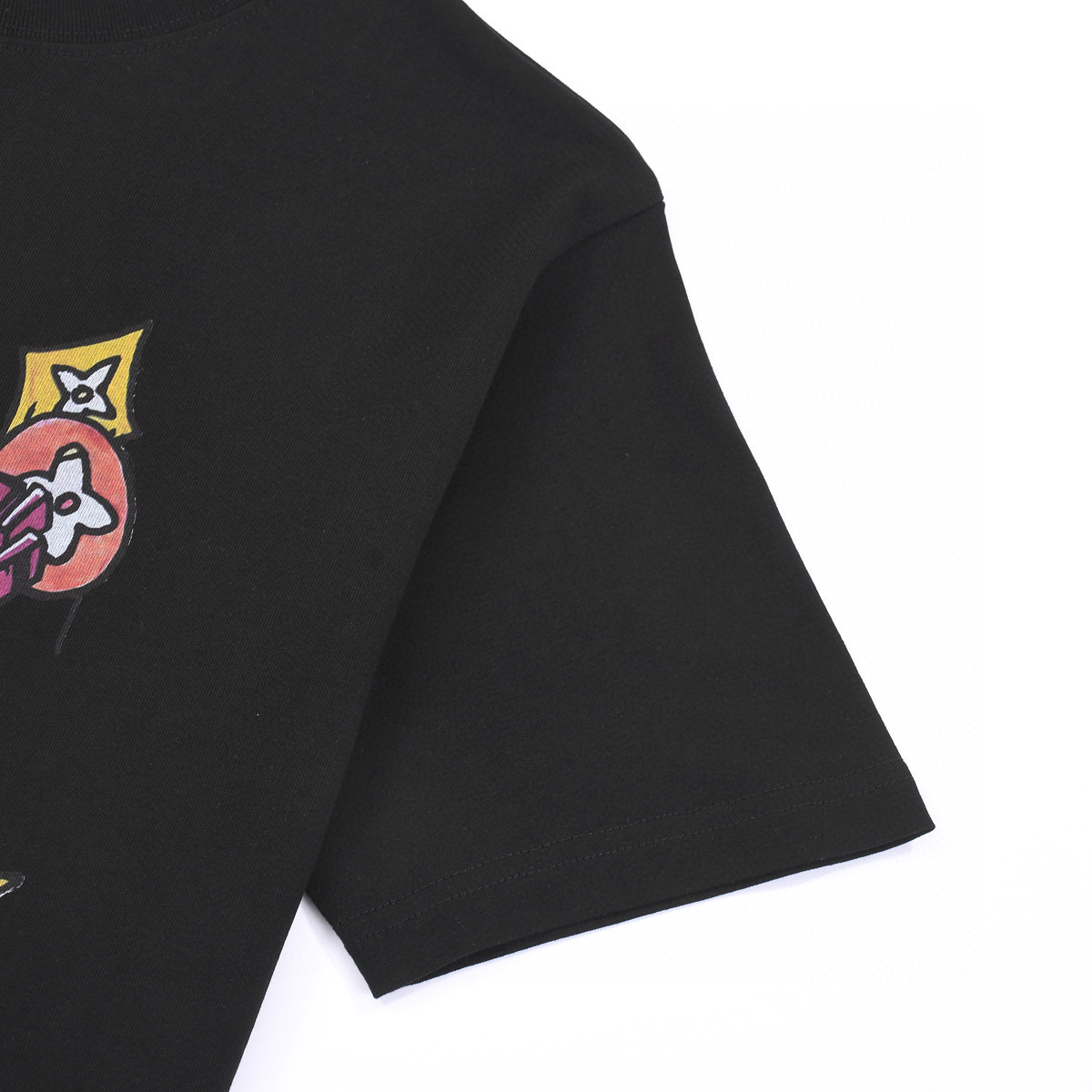 ÁO LOUIS VUITTON print cotton jersey T-shirt