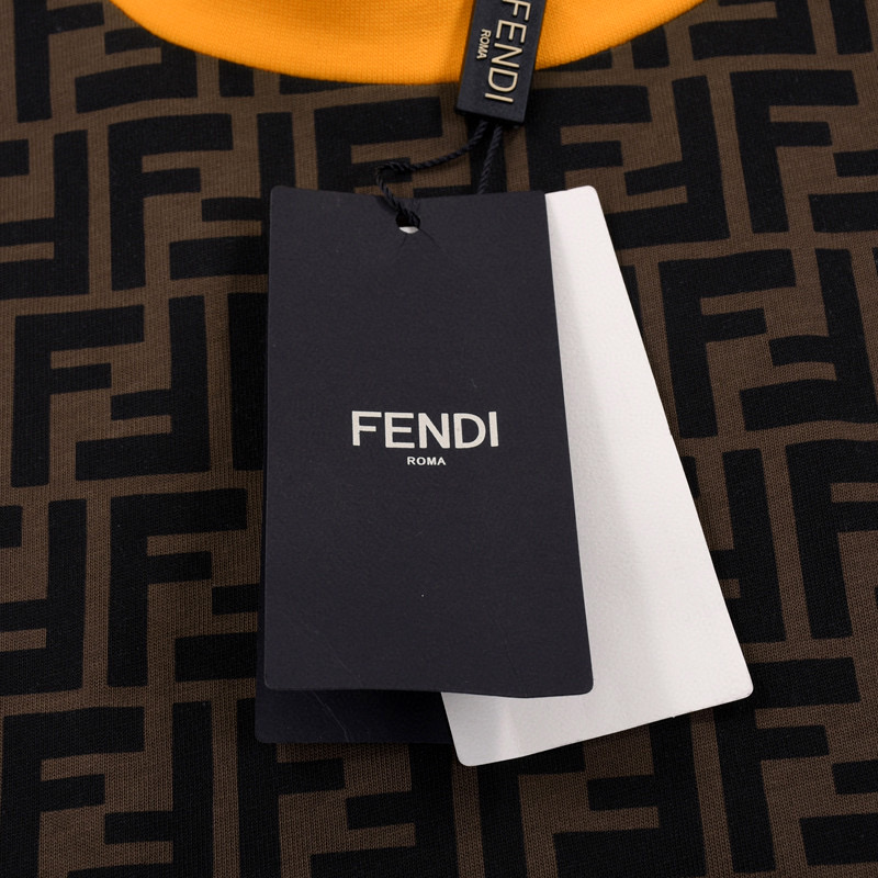 ÁO FENDI ROMA print cotton jersey T-shirt