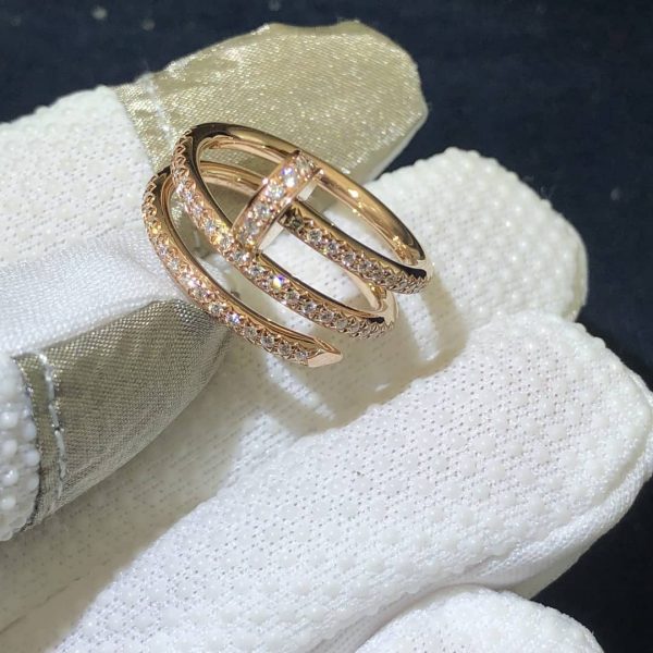 Nhẫn Cartier Just un Clou vàng hồng 18K