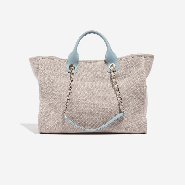 TÚI Chanel Deauville Medium Canvas Beige Blue