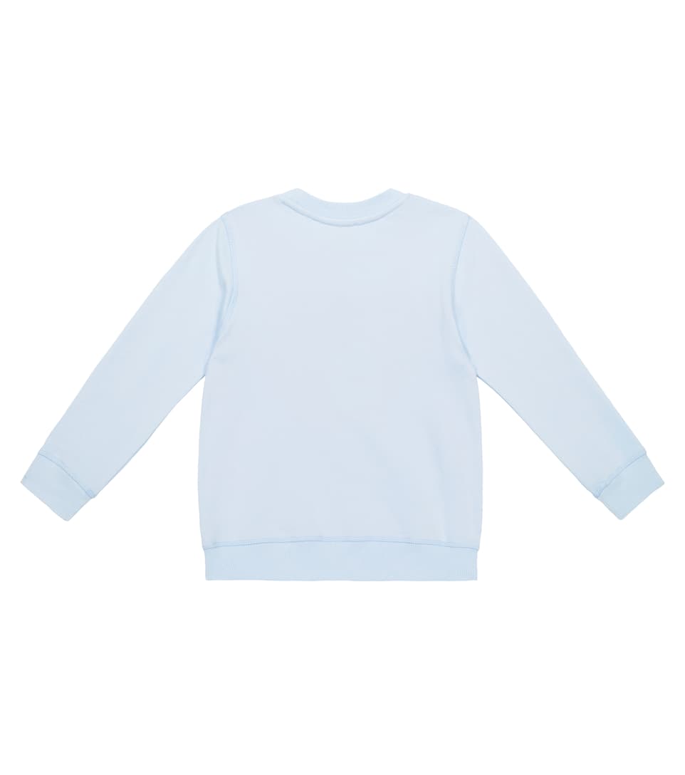 ÁO KENZO KIDS Embroidered cotton-blend sweatshirt 9 -12 years
