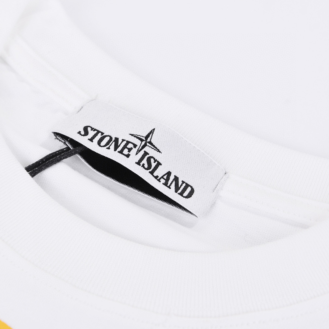 ÁO STONE ISLAND print cotton jersey T-shirt