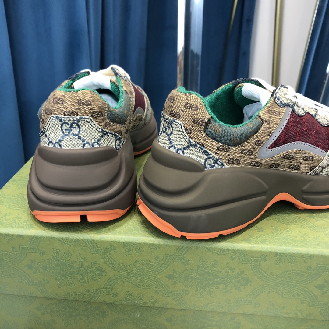 GIÀY GUCCI RHYTON GG ITALIA SNEAKERS SHOES UNISEX