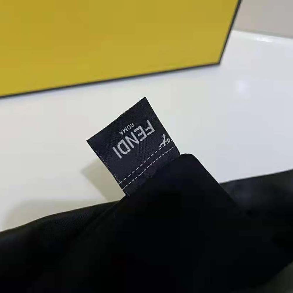 TÚI Fendi Men Pack Small Pouch Black Nappa Leather Bag