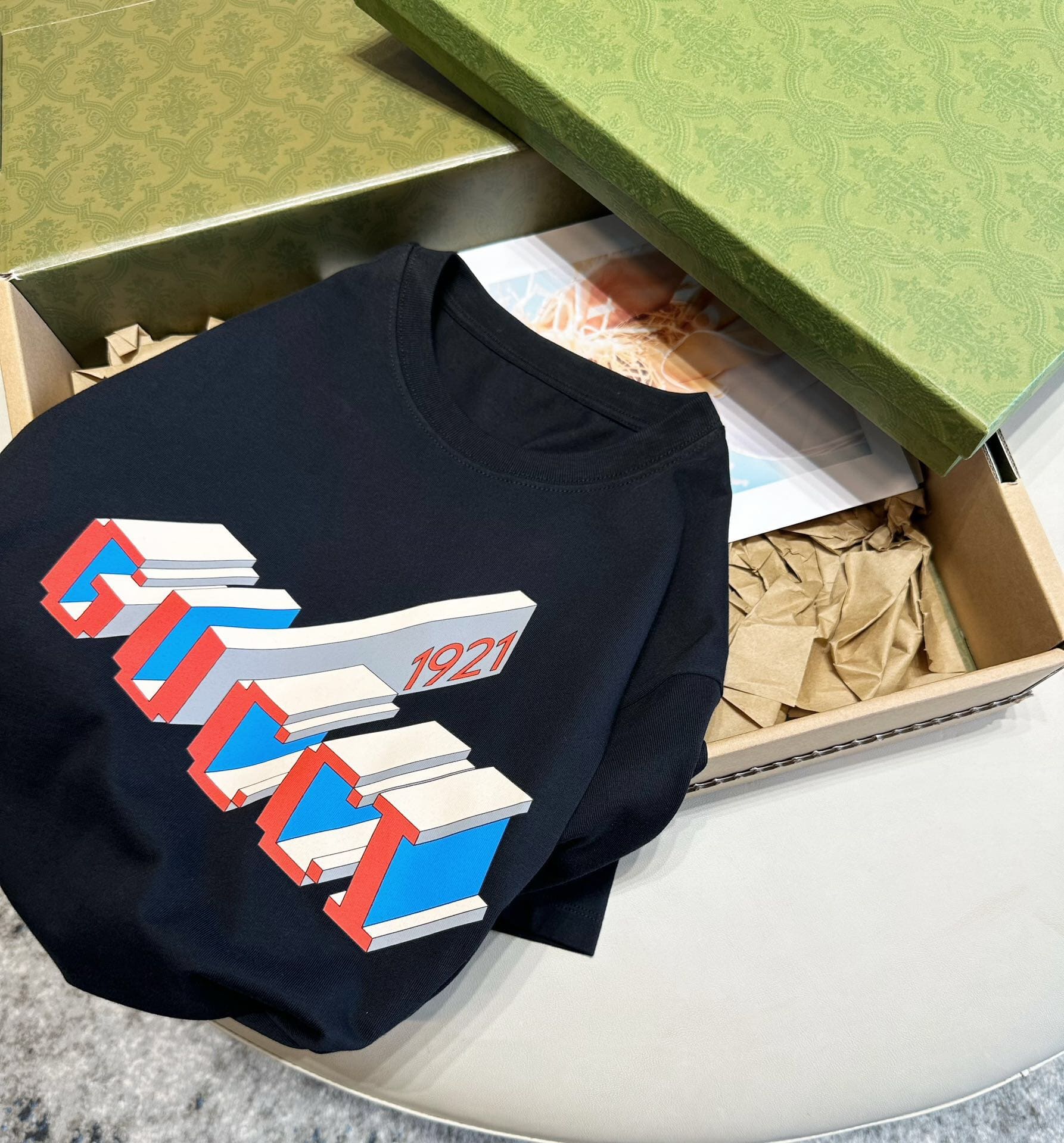 ÁO GUCCI GG T SHIRT MÀU ĐEN UNISEX