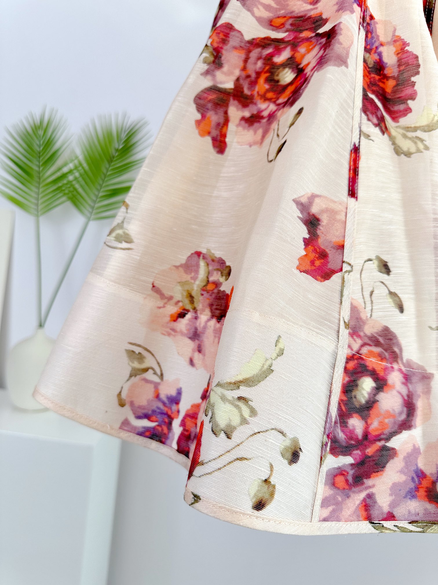 VÁY ZIMMERMANN Red Flower Vintage Dress