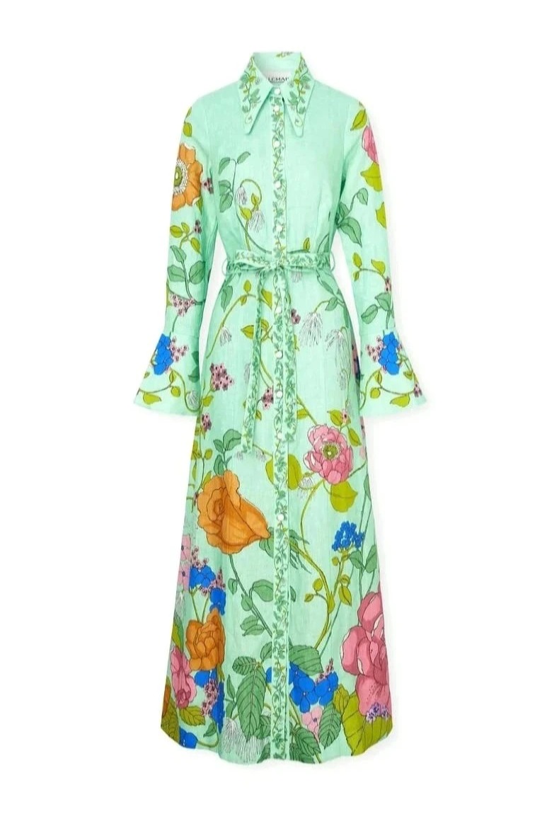 VÁY ALE'MAIS Flower Vintage Dress High Classy