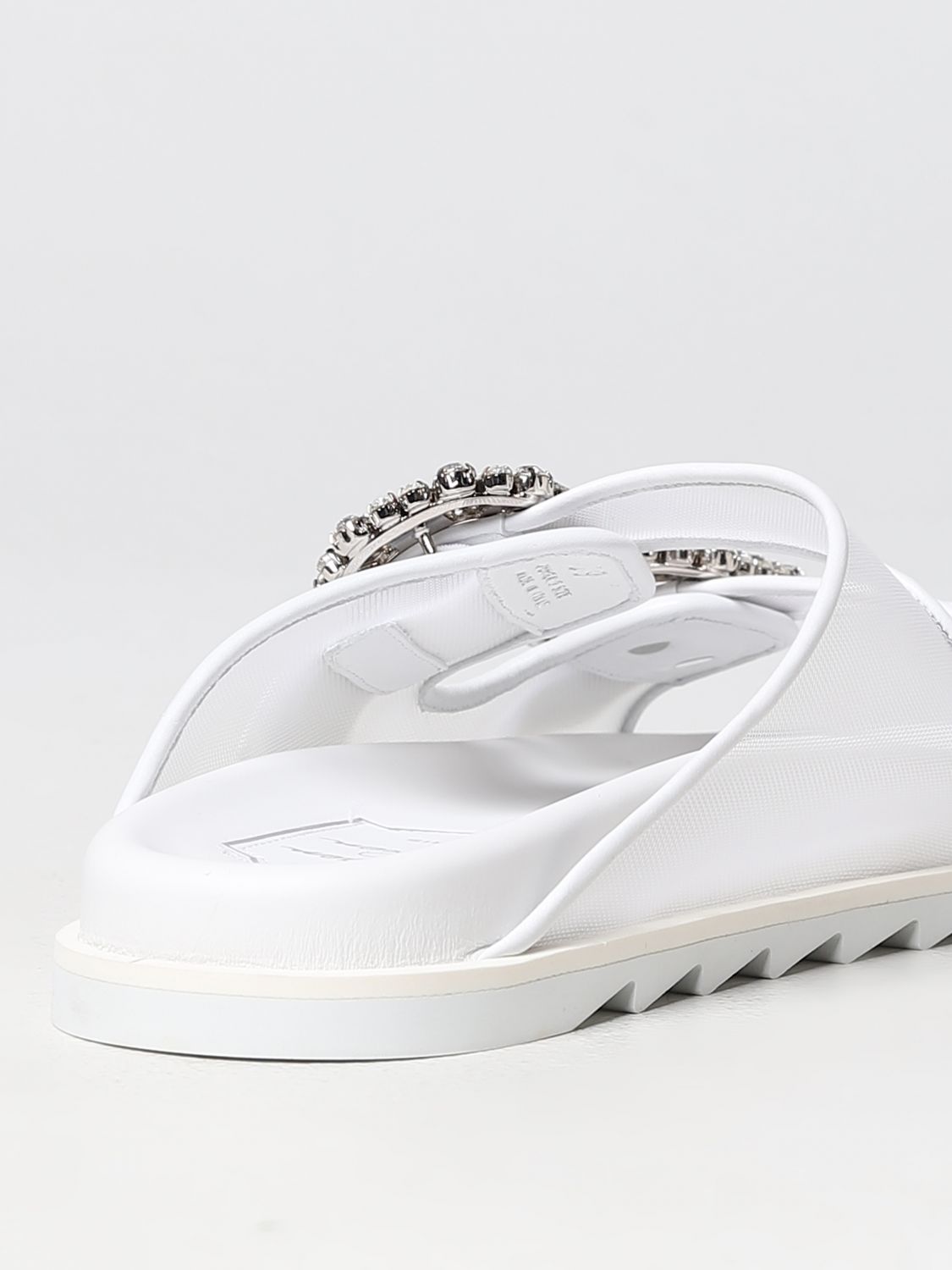 GIÀY ROGER VIVIER Black flat sandals shoes
