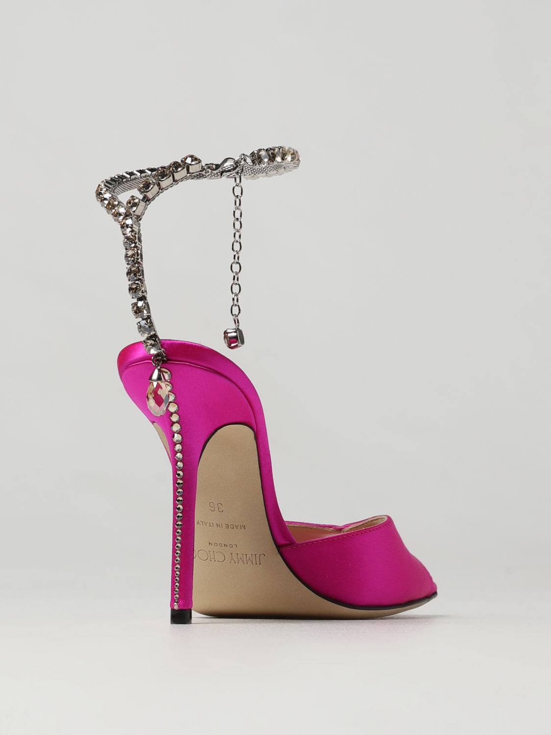 GIÀY JIMMY CHOO Fuchsia heeled high shoes