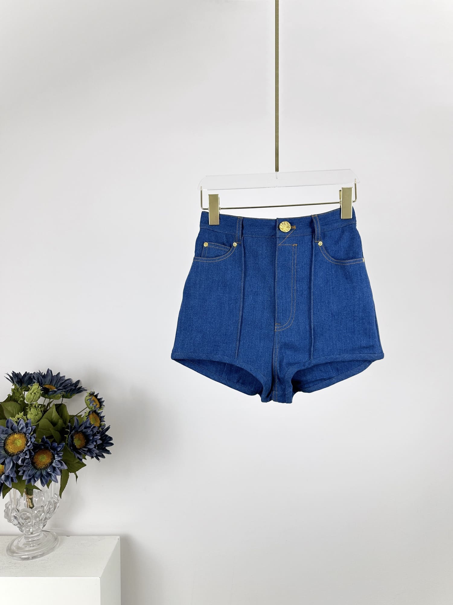 QUẦN ZIMMERMANN All Blue Denim Vintage High Classy