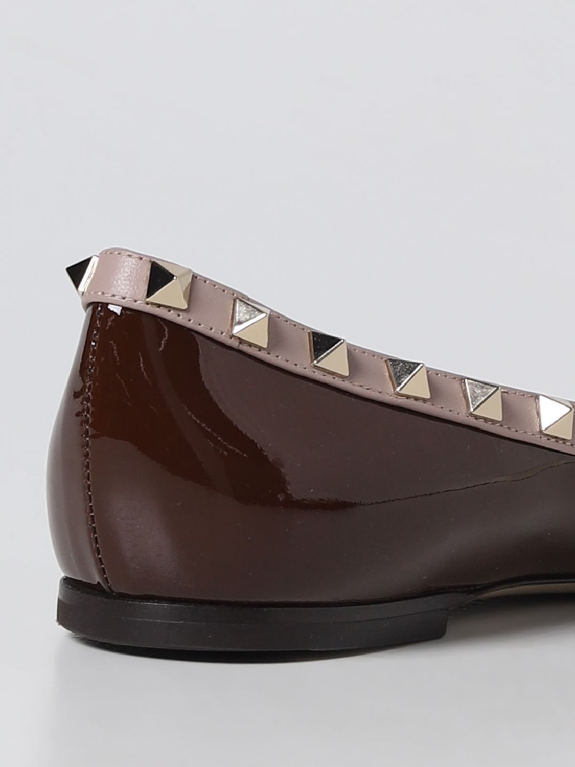 GIÀY VALENTINO GARAVANI Brown ballet flats