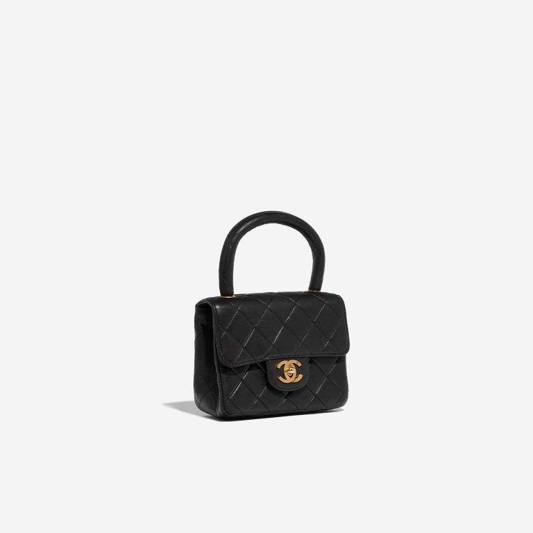 TÚI Chanel Handle Small Lamb Black