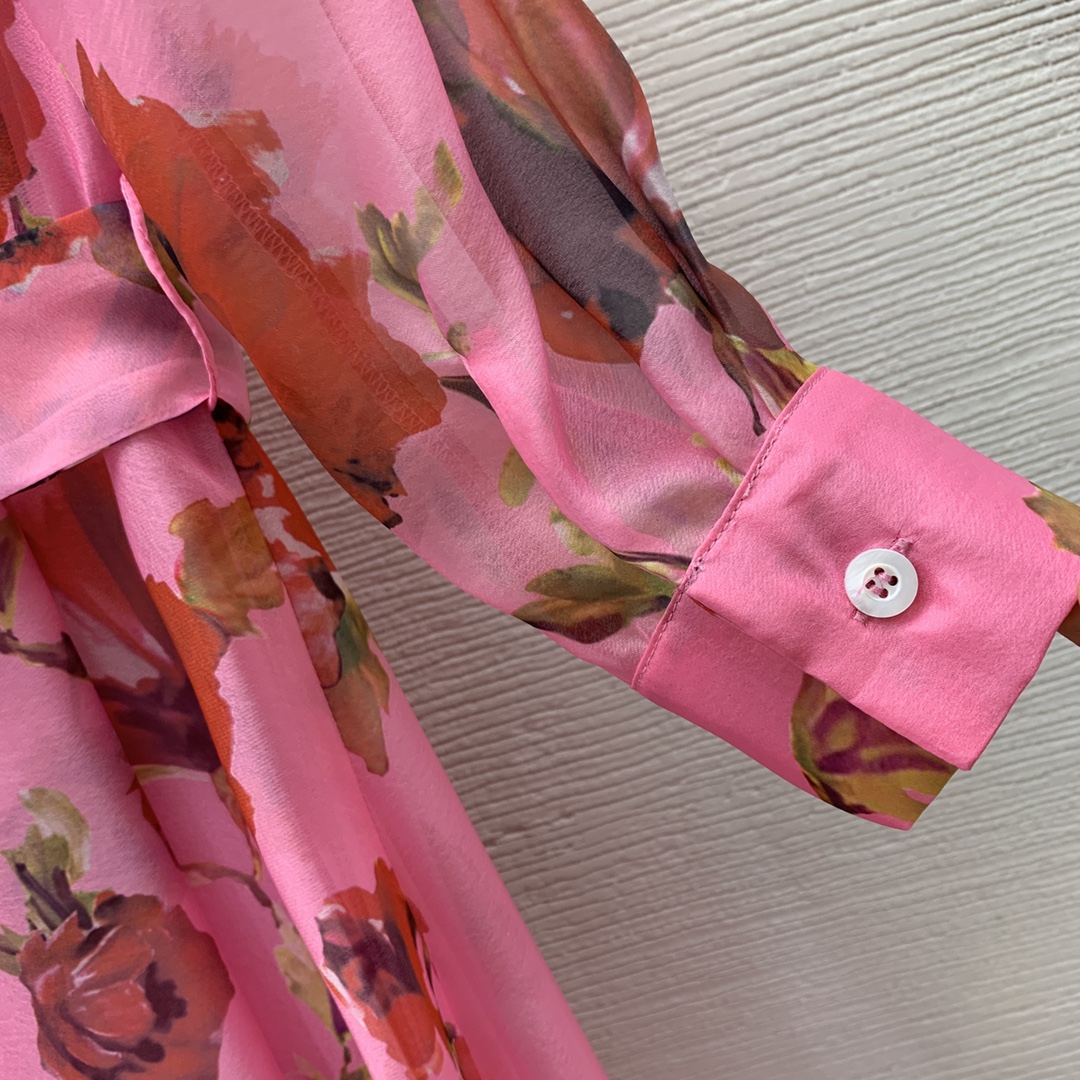 VÁY DOLCE & GABBANA Flower Party Long Dress High Classy