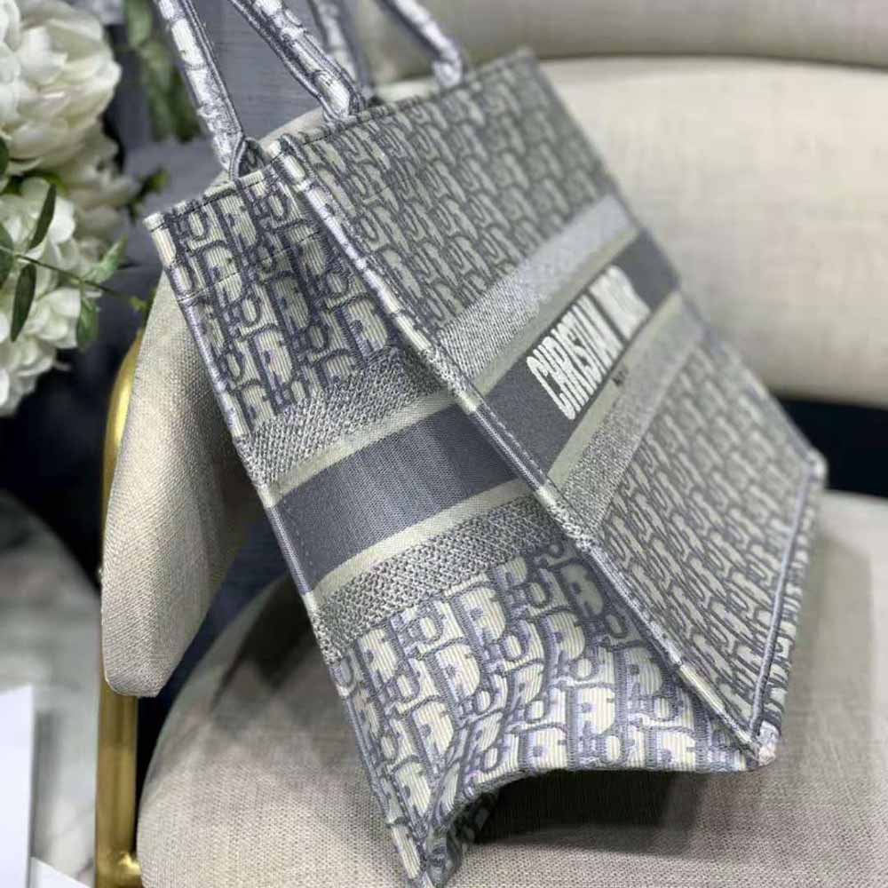 TÚI Dior Women Small Dior Bbook Tote-Silver