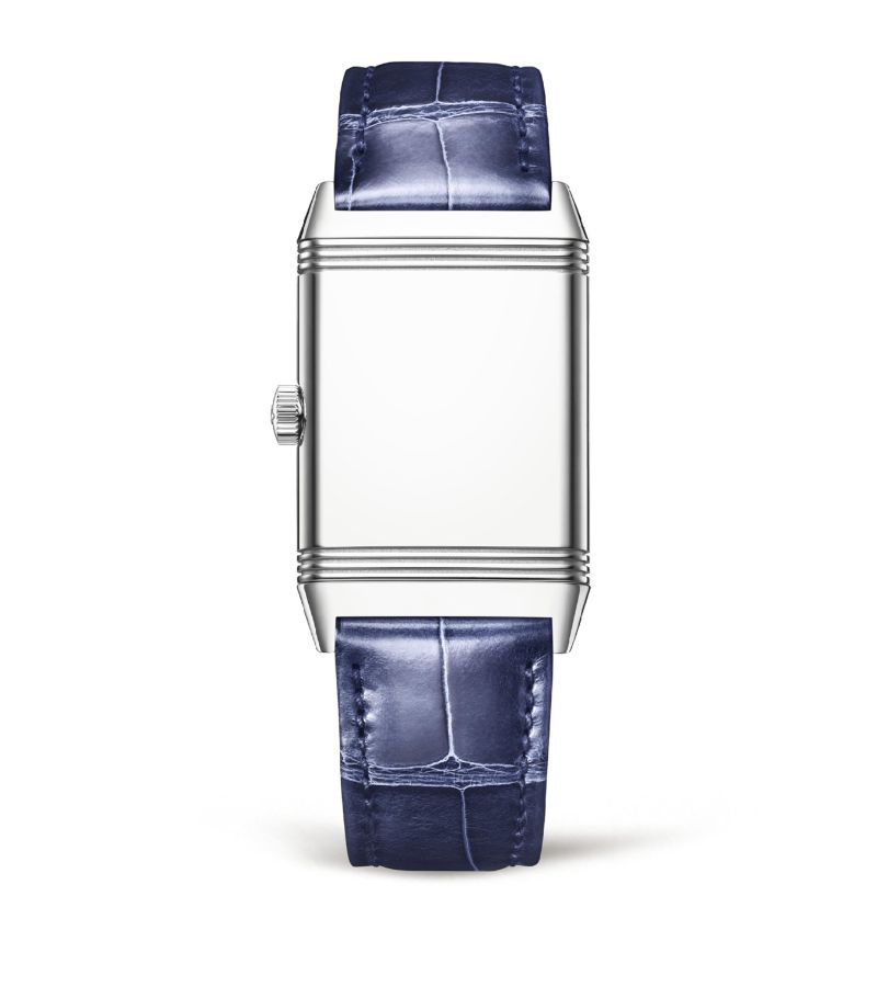 Đồng hồ Jaeger-LeCoultre Stainless Steel Reverso Classic mặt số màu trắng