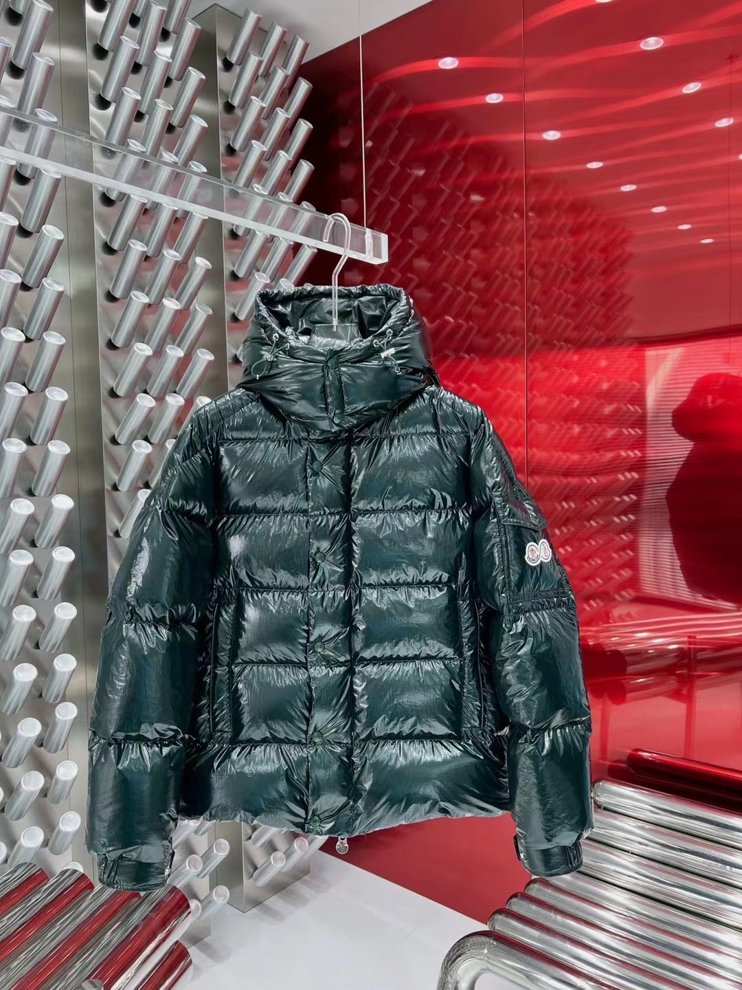 ÁO MONCLER WINTER OLIVE DOWN JACKET