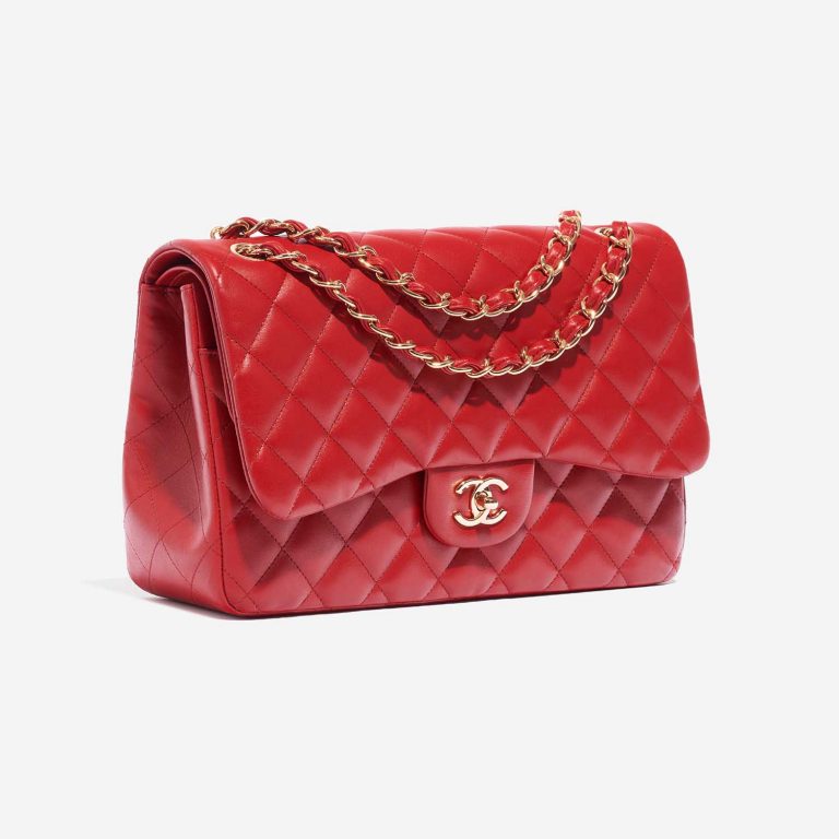 TÚI Chanel CF Jumbo Lamb Red