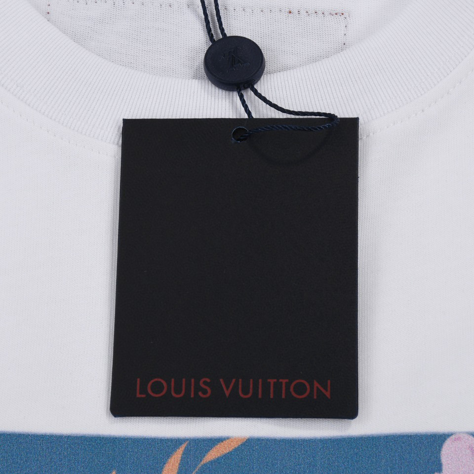 ÁO LOUIS VUITTON print cotton jersey T-shirt