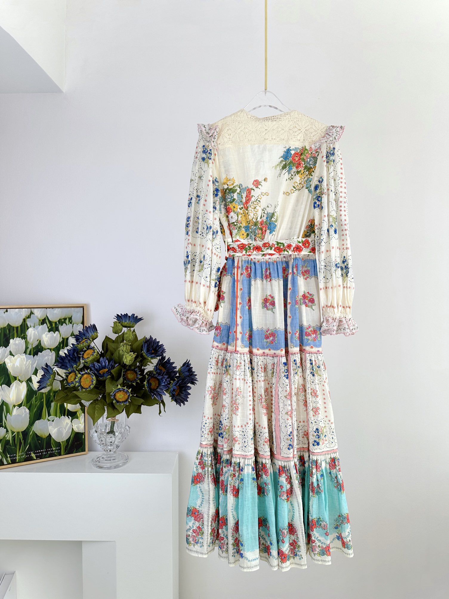 VÁY ZIMMERMANN Flower Long Vintage Dress