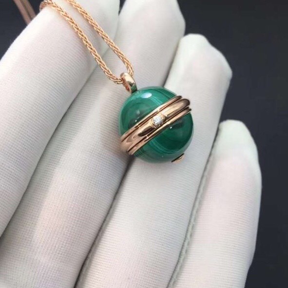 DÂY CHUYỀN PIAGET POSSESSION PENDANT MALACHITE ROSE GOLD 18K