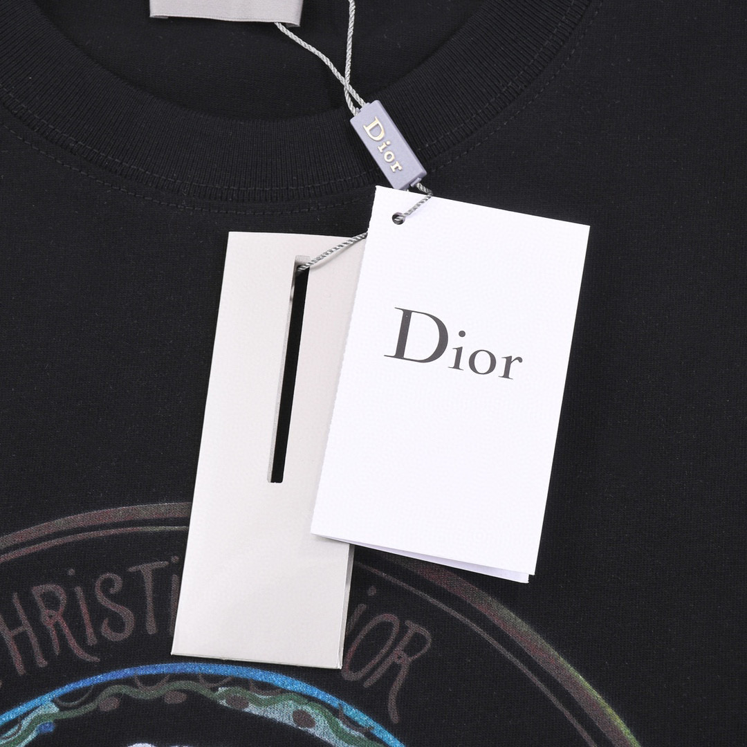 ÁO CHRISTIAN DIOR print cotton jersey T-shirt