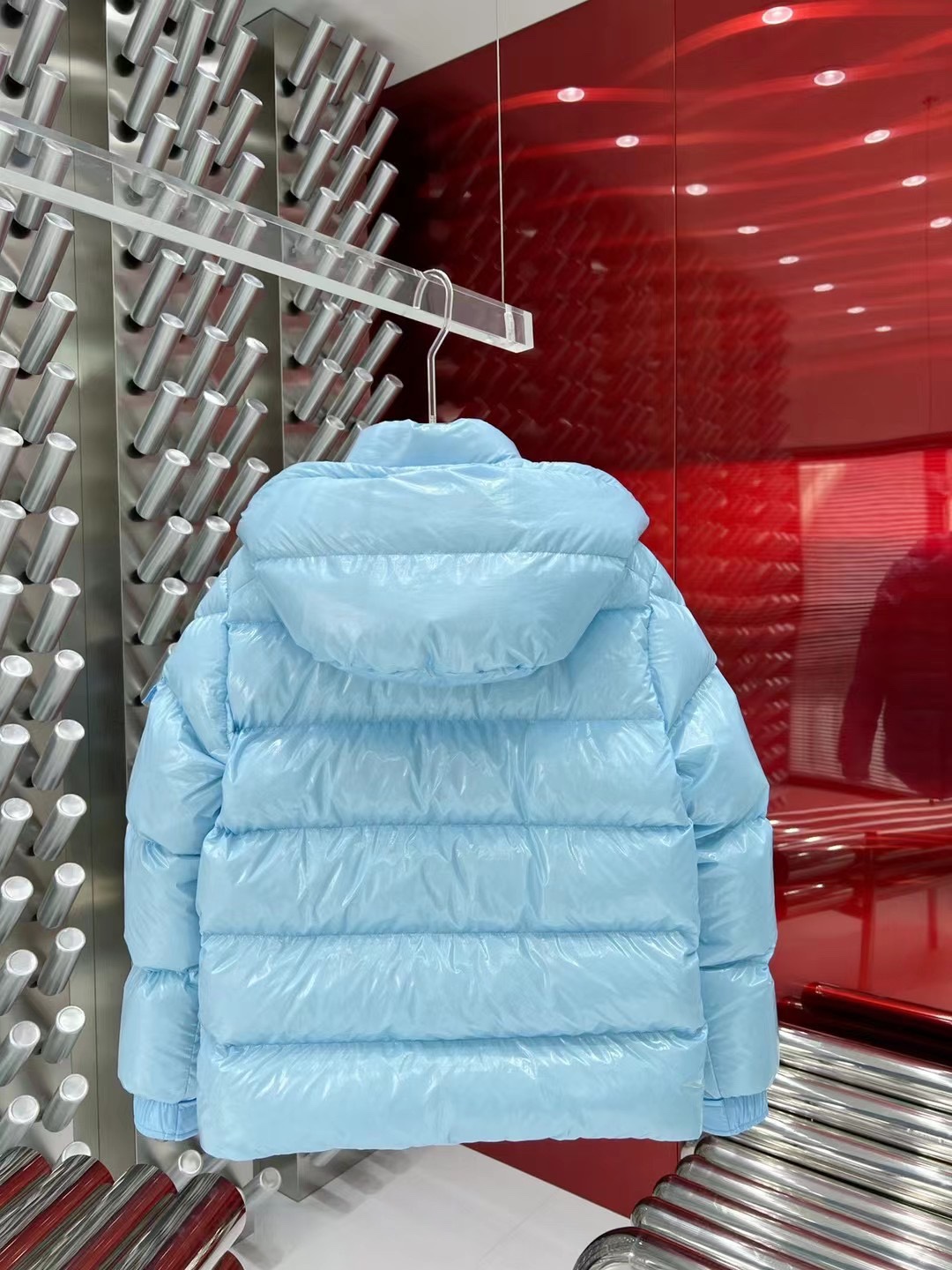 ÁO MONCLER WINTER BLUE DOWN JACKET