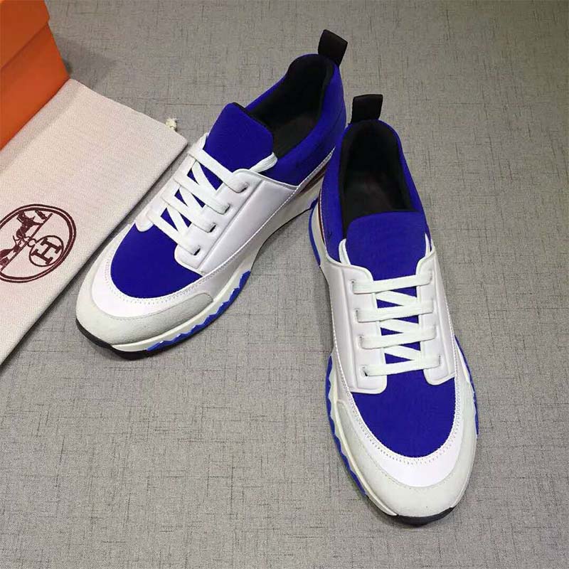 GIÀY Hermes Shoes Stadium Sneaker-White SS2022