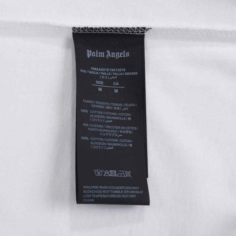 ÁO PALM ANGELS TEDDY LOGO T SHIRT WHITE