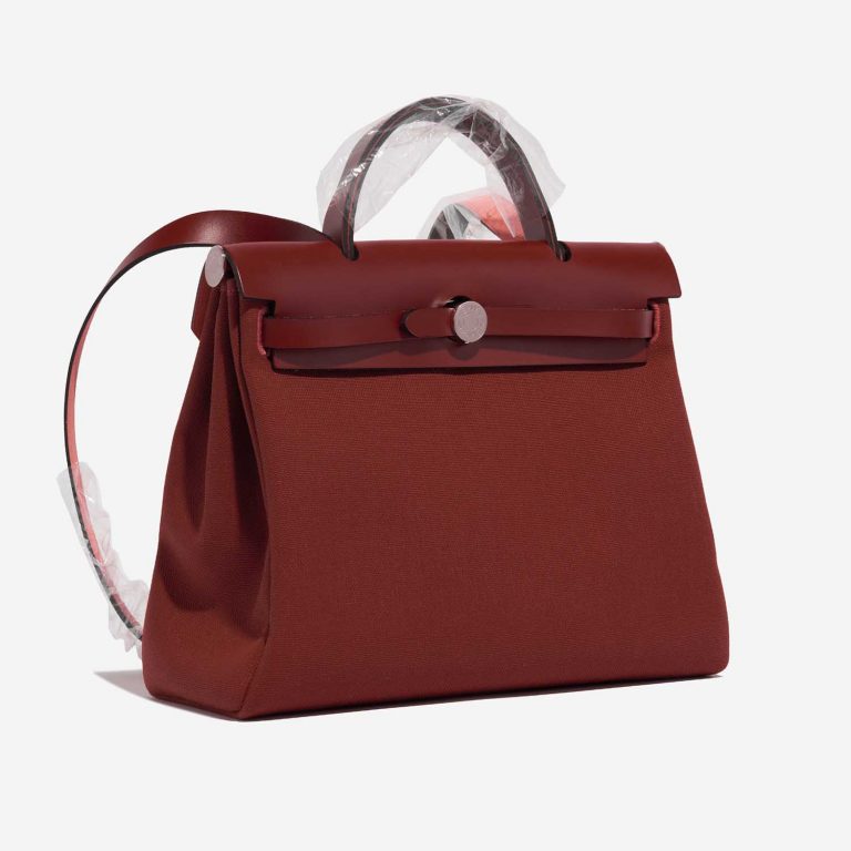 TÚI Hermès Herbag 31 Toile Vache Hunter Rouge H