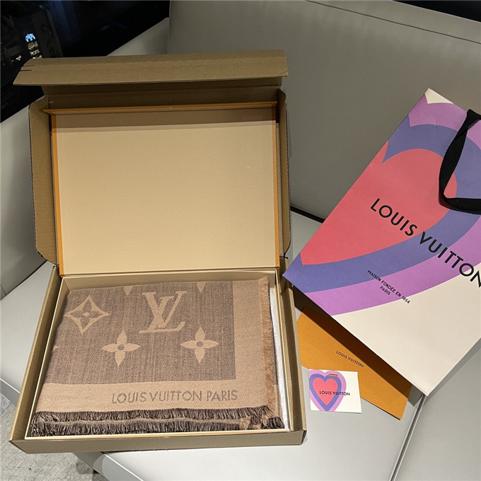 KHĂN Louis Vuitton LV Logo scarf