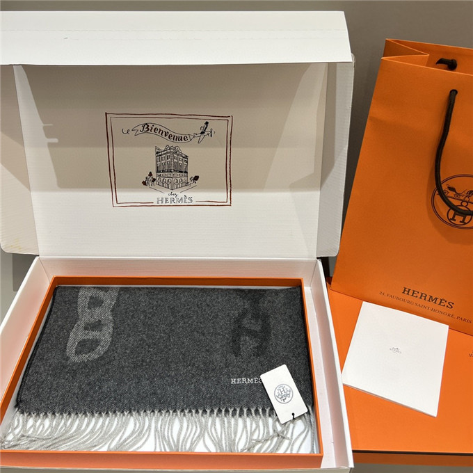KHĂN Hermes La Pig Noose Cashmere scarf