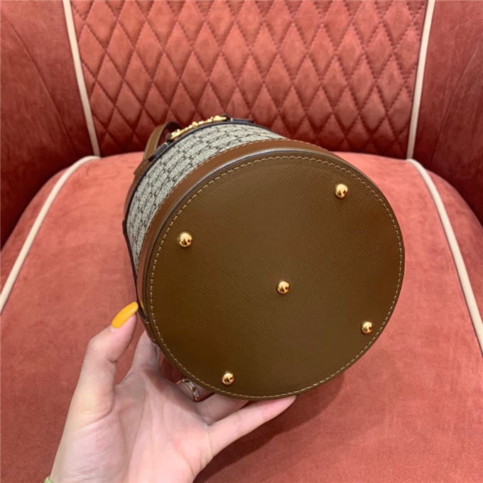 TÚI Gucci Horsebit 1955 small bucket bag brown Top Quality