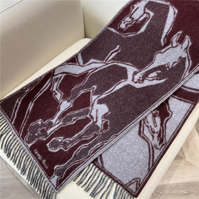 KHĂN Hermes Le Horse Cashmere scarf