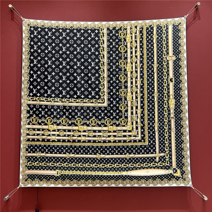 KHĂN Louis Vuitton Silk scarf