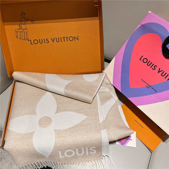 KHĂN Louis Vuitton LV Wool Blend scarf