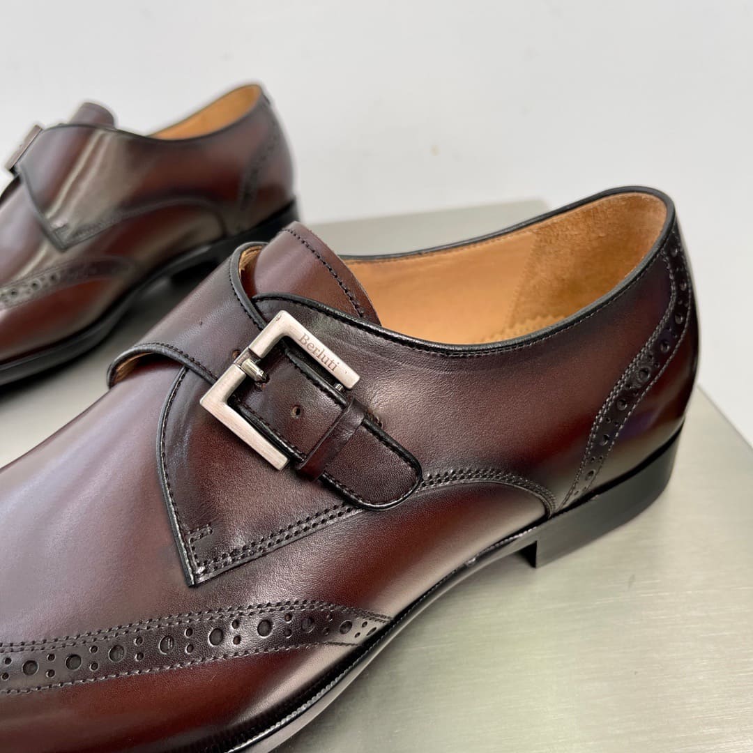 GIÀY BERLUTI MONK STRAP TOP QUALITY SHOES AAA