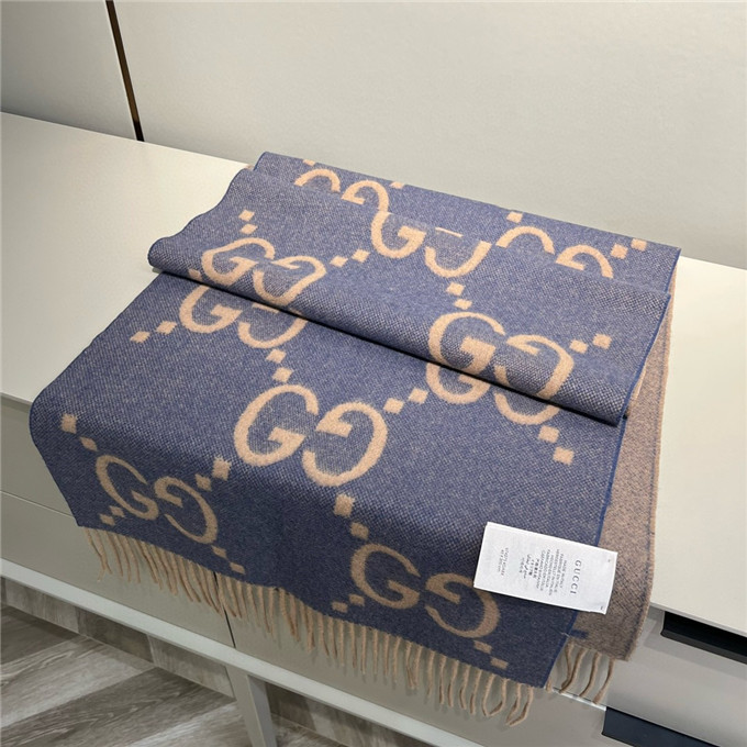 KHĂN Gucci GG Cashmere scarf