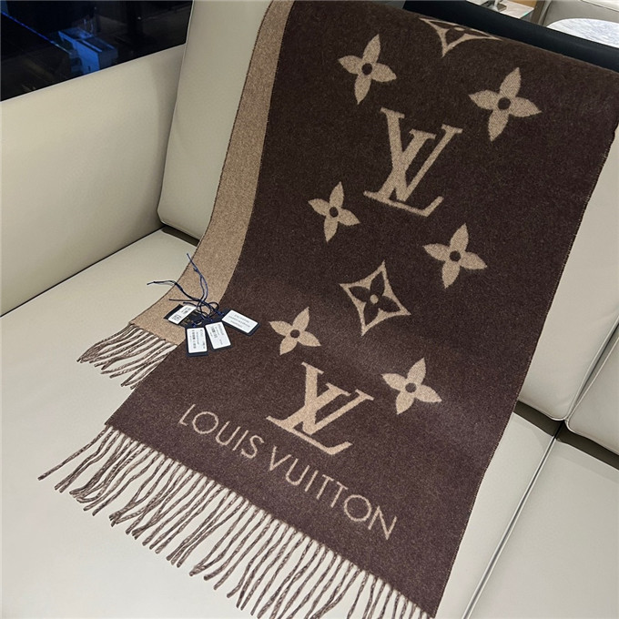 KHĂN Louis Vuitton LV Cashmere scarf