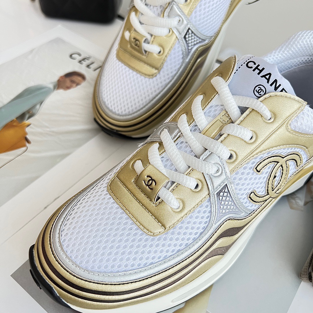 GIÀY CHANEL CC LOGO SNEAKER SHOES