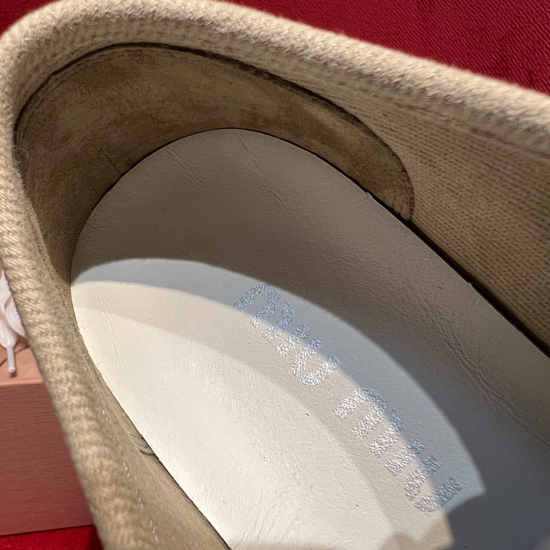 GIÀY MIU MIU CANVAS SNEAKERS HIGH SOLE
